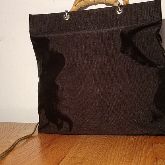 FIND #4 durable "File" Fabric Bamboo shaped Handled Shopper Sunny Hawaii NWOT - Picture 6 of 16